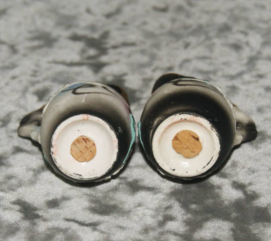 Vintage Satsuma style Japanese dragon salt and pepper set @@ CCRRAAZZYY R1 START