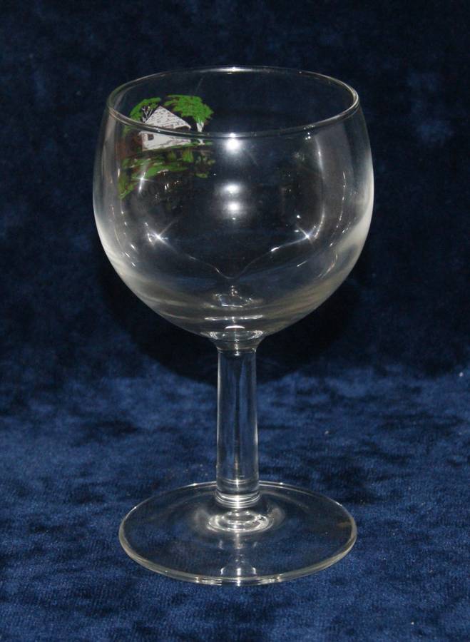 "Die Oog Naboomspruit" white wine glass