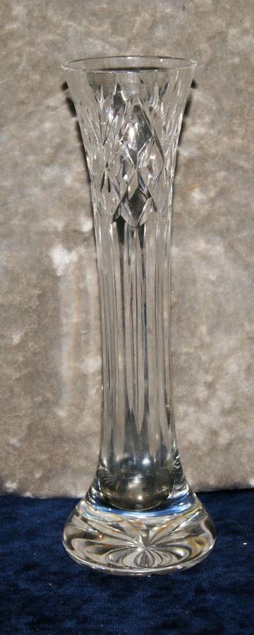 Royal Brierley cut crystal vase