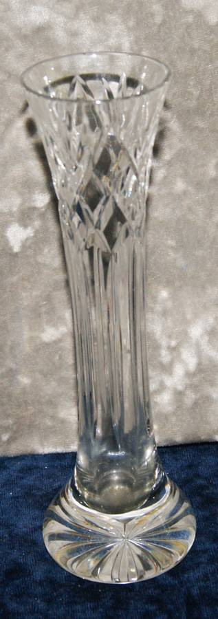 Royal Brierley cut crystal vase