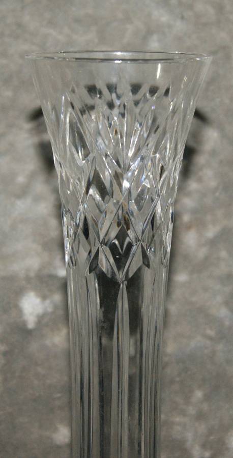Royal Brierley cut crystal vase