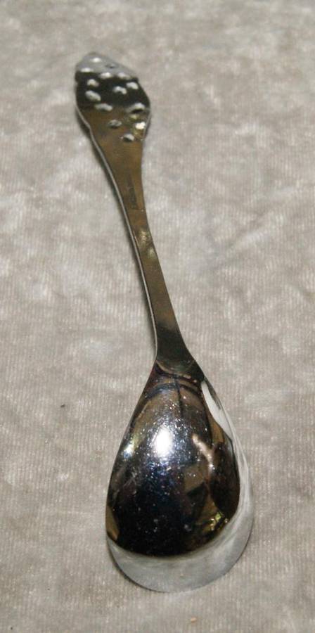 Vintage Elwezetta chrome plated olive spoon @ crazy R1 start