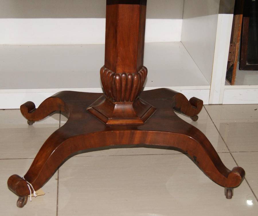 Victorian Mahogany Sofa/ Console table with drop leaves and drawer