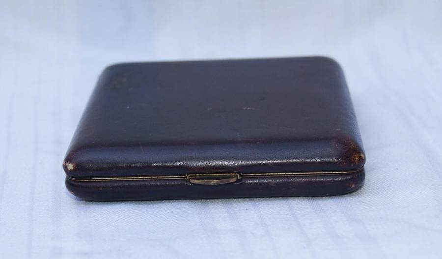 Vintage Leather Cigarette Case