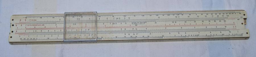 Vintage A.W. Faber-Castell 398 Electrical Engineer Slide Rule in Original Case