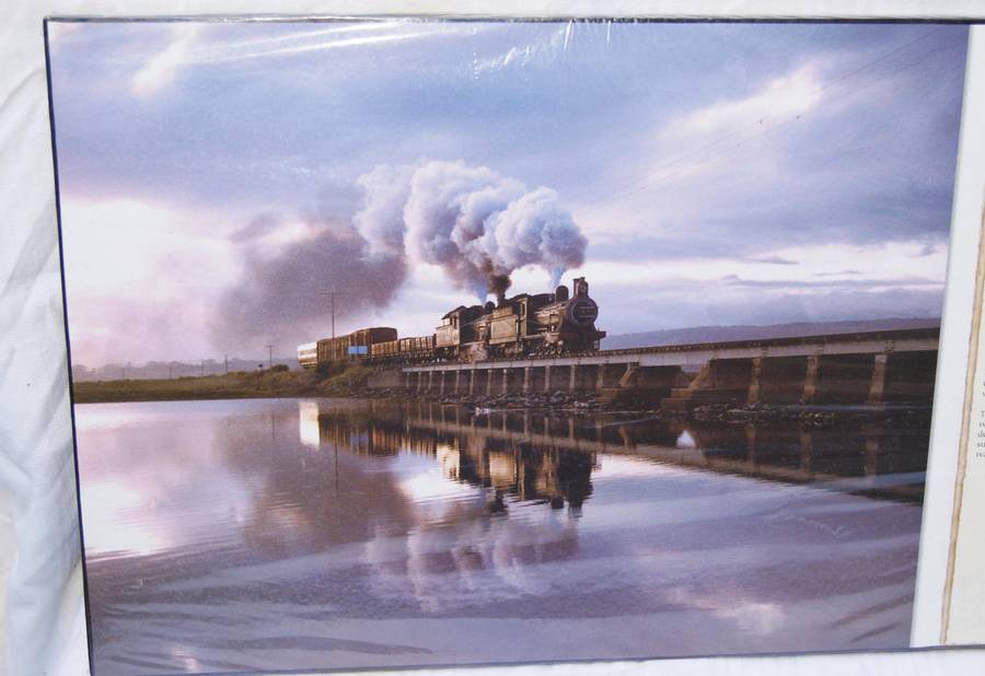 The Shimmer of Steel  Sunset at Swartvlei Print