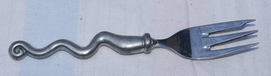 Carrol Boyes Cake Fork with Sculpted Handle