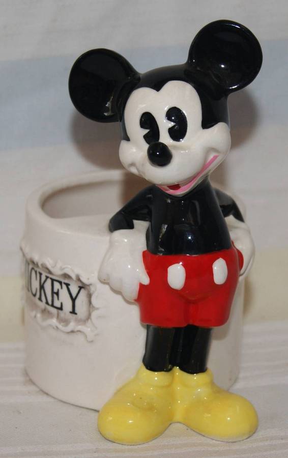 Mickey Mouse Sugar Bowl "Walt Disney Productions"
