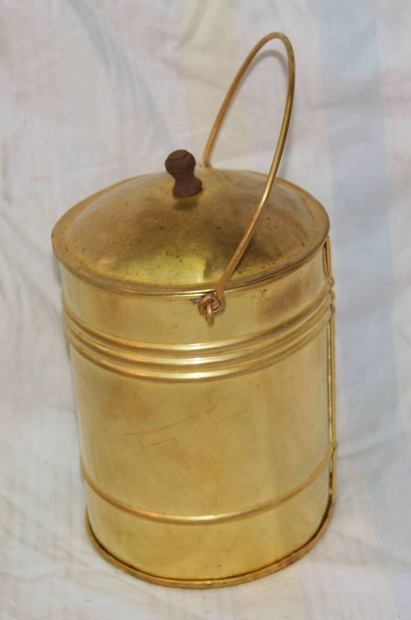 Von Kervel Skool George Brass Storage Container with Lid