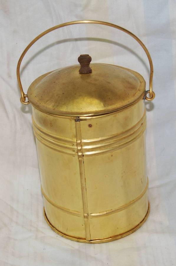 Von Kervel Skool George Brass Storage Container with Lid