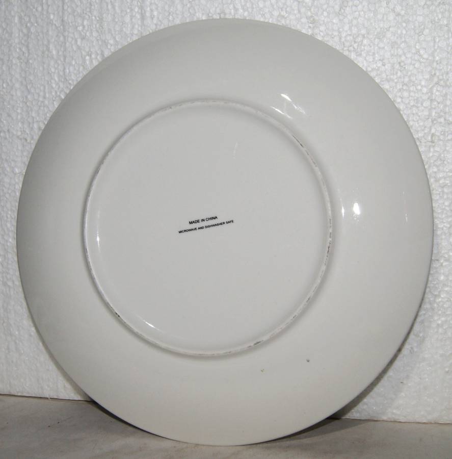 Porcelain Rooster Display Plate @@ CCRRAAZZYY R1 START