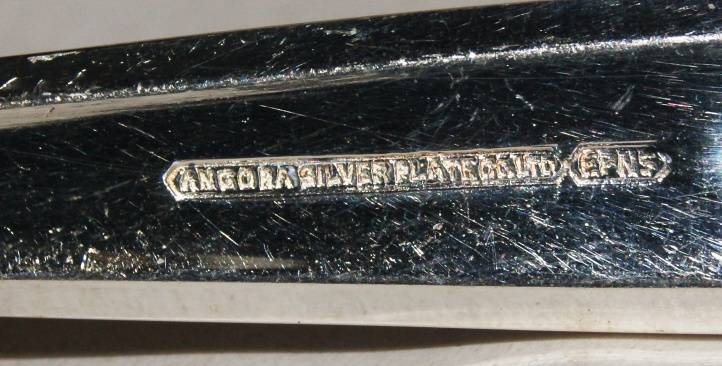 Angora EPNS Fish Set 6 Place Setting in Original Box @@ CCRRAAZZYY R1 START