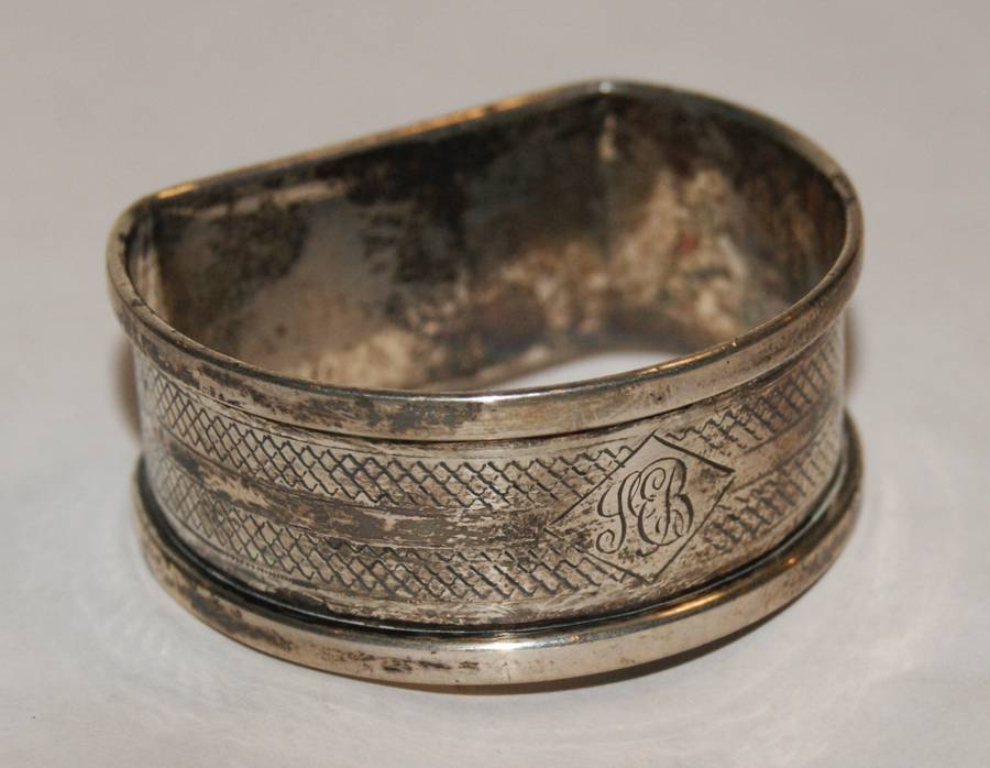 Birmingham 1934 Hallmarked Silver Serviette Ring (11.2g) @@ CCRRAAZZYY R1 START