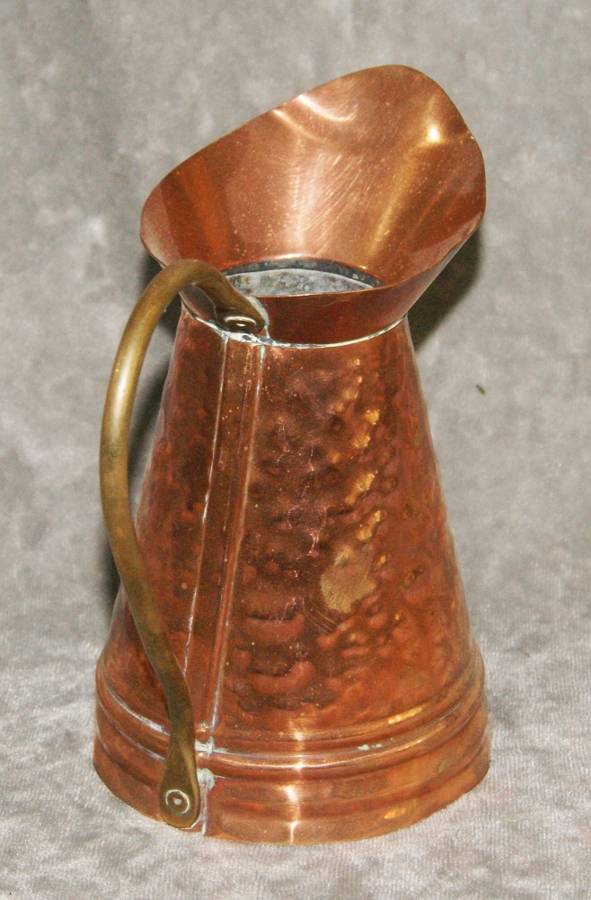 Hand beaten copper and brass jug @@ CCRRAAZZYY R1 START
