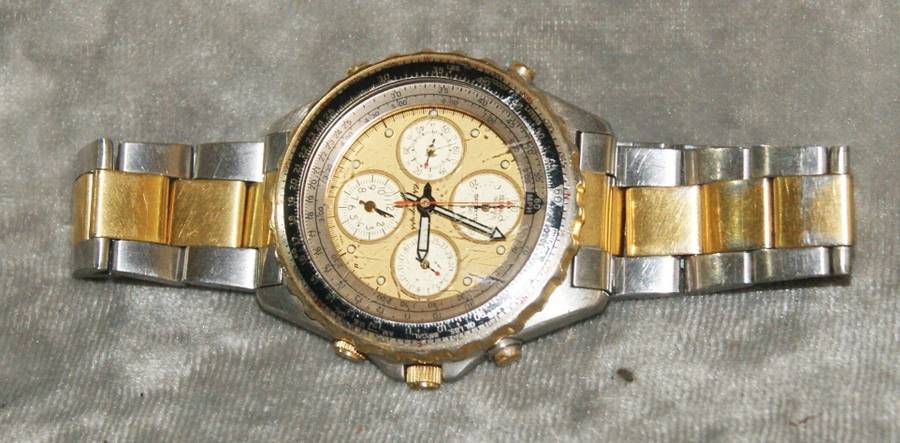 Seiko Sport 150 chronograph watch @ CRAZY R1 START