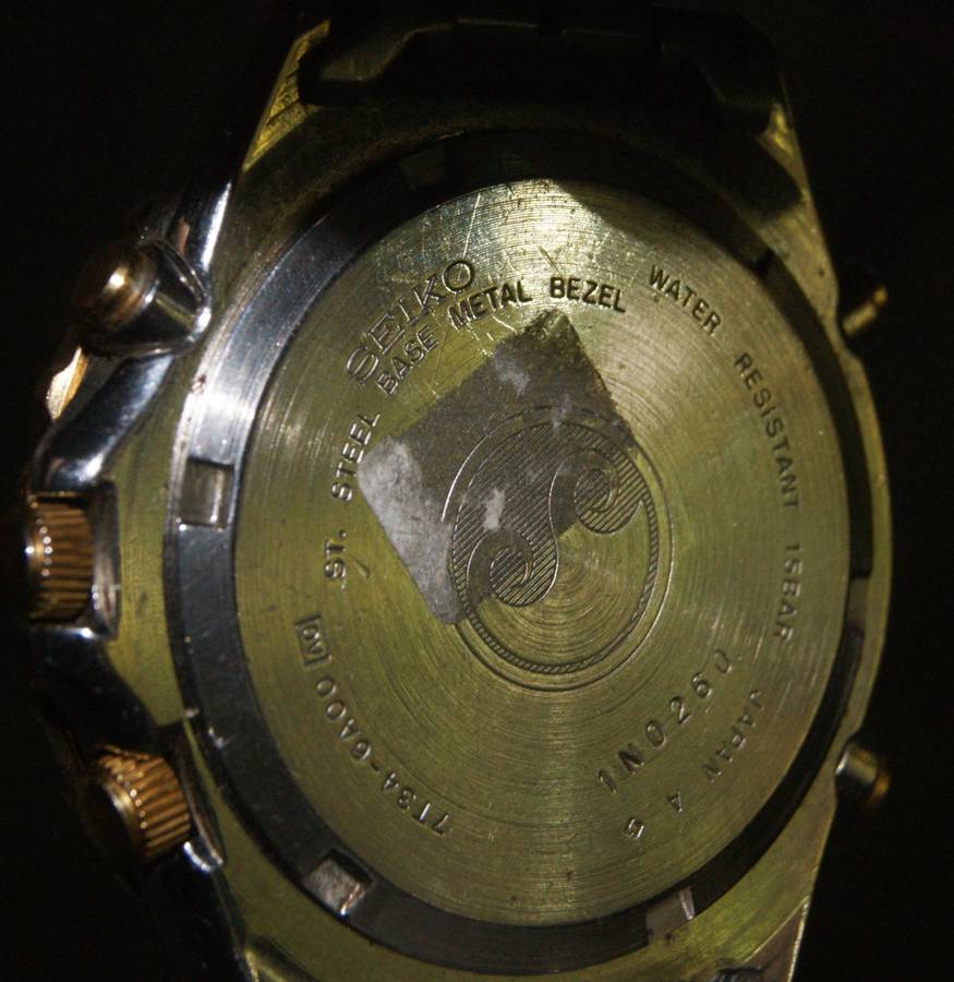 Seiko Sport 150 chronograph watch @ CRAZY R1 START