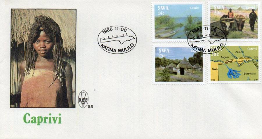 SWA FDC #55 CAPRIVI