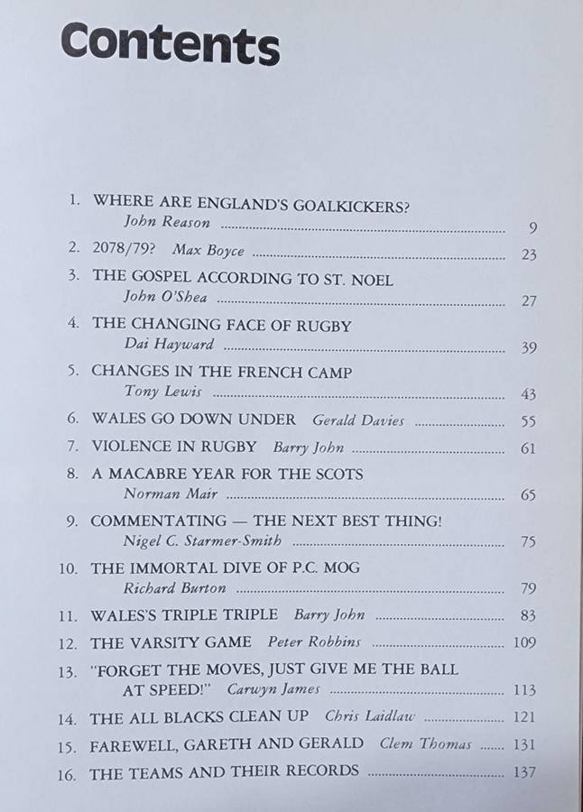 Barry John's World of Rugby: WH ALLEN & CHRISTOPHER DAVIES - Hard Cover