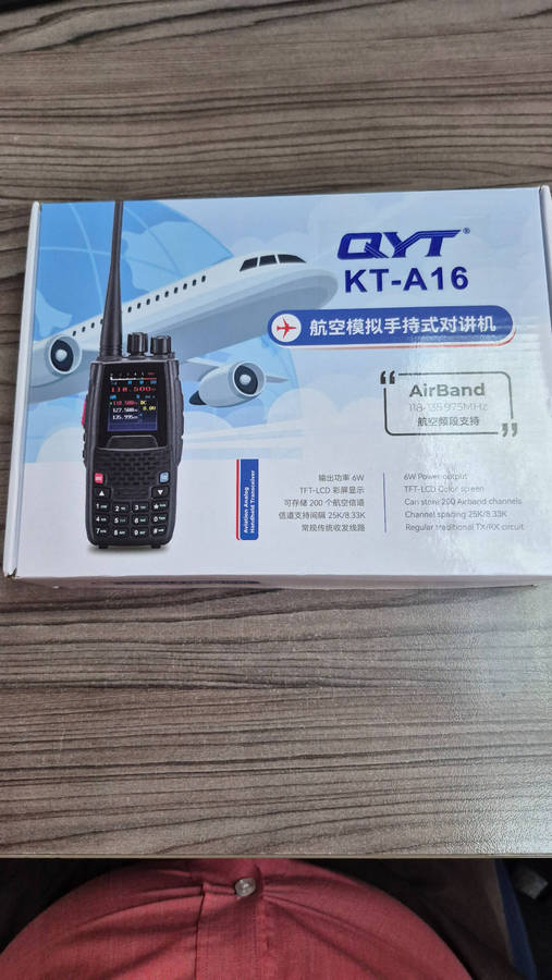 AirBand Tranceiver Two Way Radio QYT  KT-A16