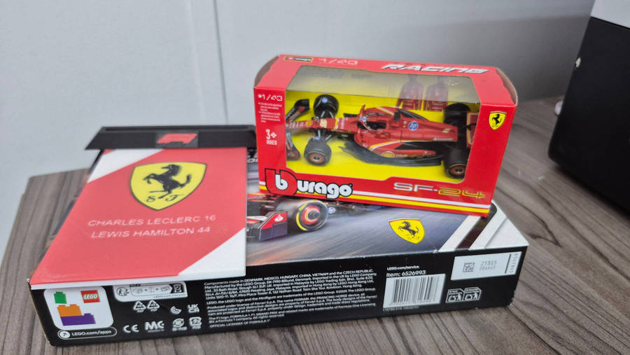 Original Lego Ferrari F1 Speed champions Display Package