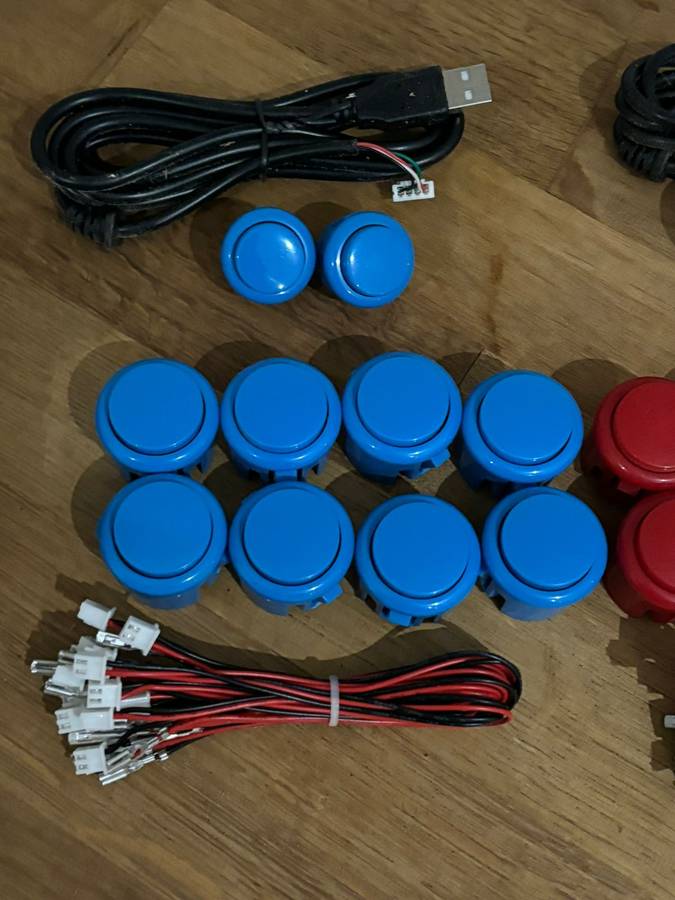 DIY 2 Player Arcade Button Kit - USB