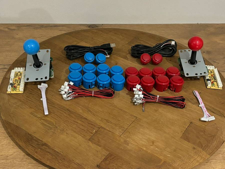 DIY 2 Player Arcade Button Kit - USB