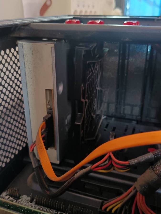 Computer Box  with Power Supply, DVD, Mouse, Keyboard & Cables (No HDD)