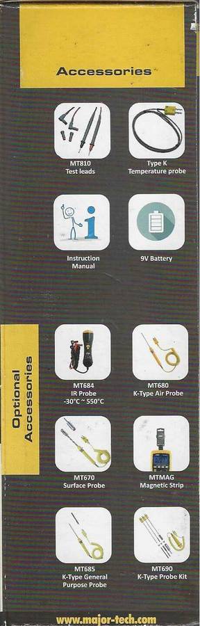 Major Tech - MT1882 Industrial Multimeter