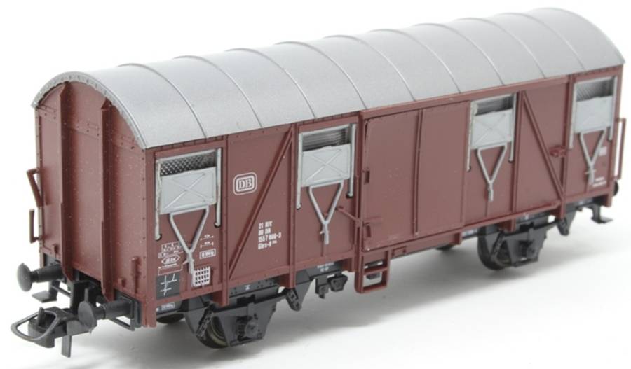 H0 gauge 1/87 103 mm DB Closed Goods Wagon, mint in orig.box Roco 4375