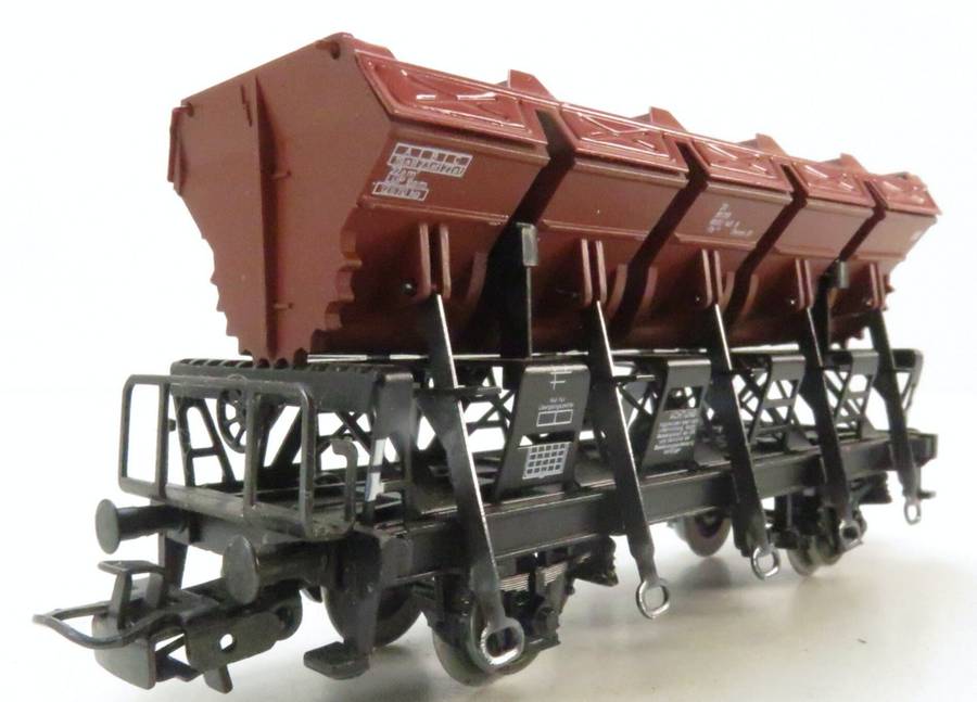 H0 gge 1/87 87mm 2-axle DB Bin Tipper wagon, mint in orig.box Maerklin 4635