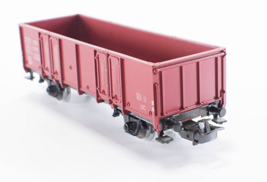 H0 gauge 1/87  2-axle 83 mm high-sided open goods wagon, mint in orig.box Maerklin 4639