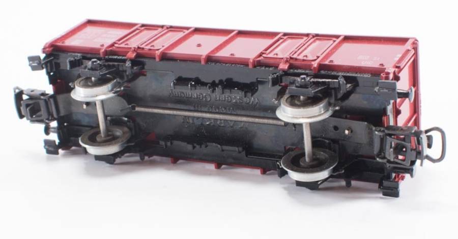 H0 gauge 1/87  2-axle 83 mm high-sided open goods wagon, mint in orig.box Maerklin 4639