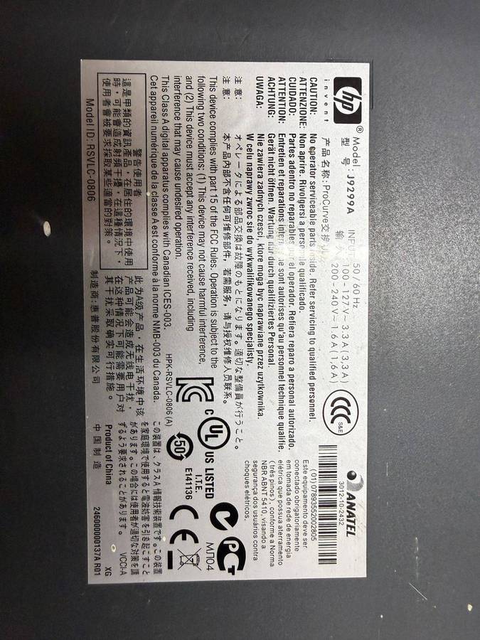 HP ProCurve 2520G-24-PoE (J9299A)  24-Port Gigabit Managed Switch with PoE