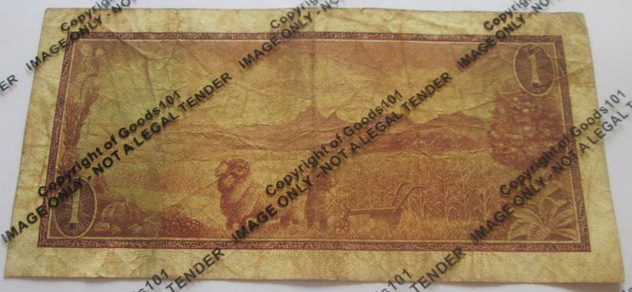 One Rand Republic of South Africa Serial Nr A284 882341