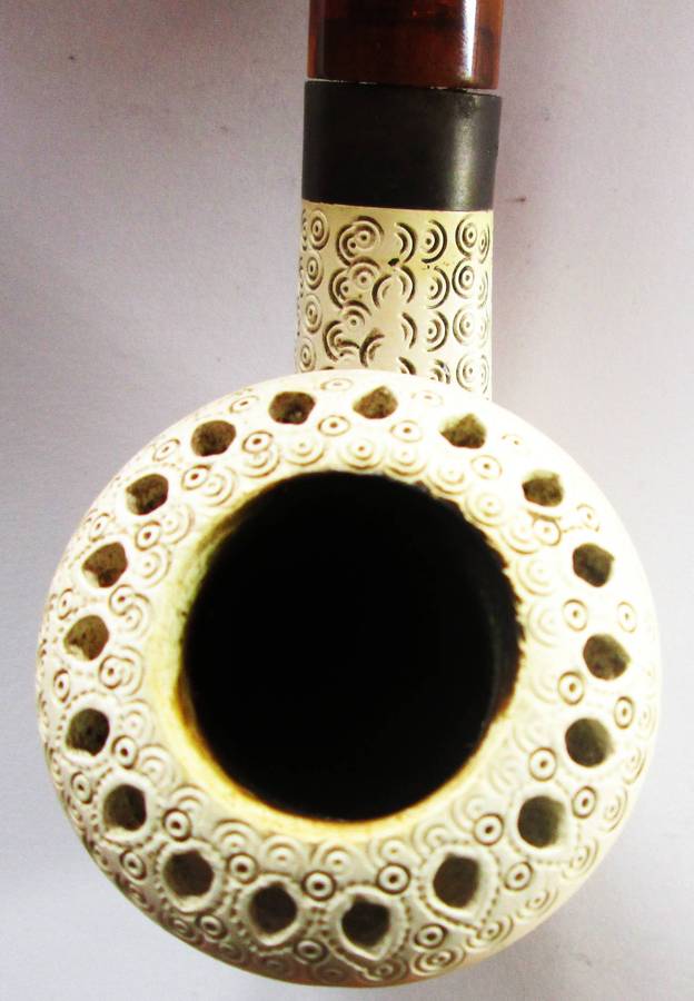 Meerschaum Hand Carved Pipe