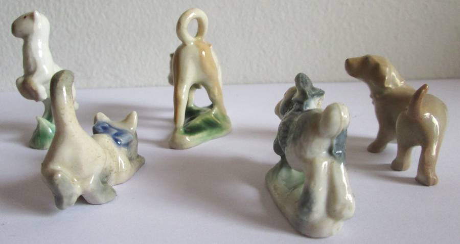 Wade Whimsies Assorted Animals Porcelain Miniatures