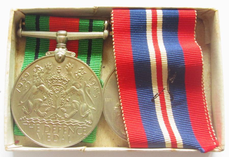 Defence and Service 1939 - 1945 Medals