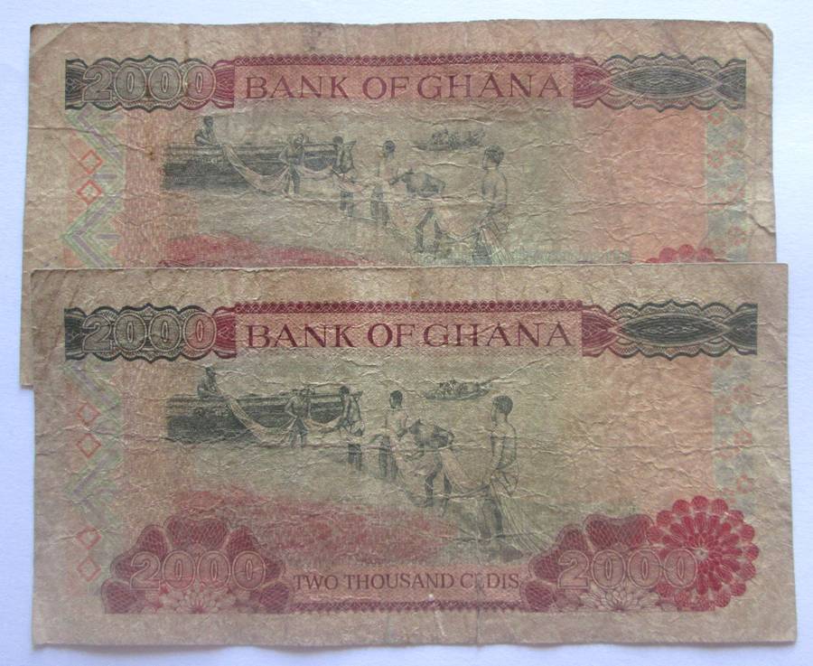 2000 Cedis Ghana 2000 and 2002