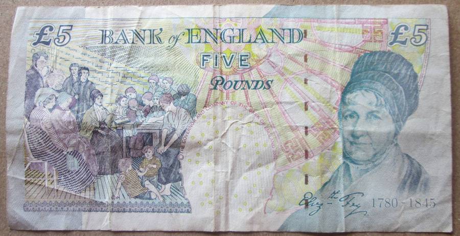 5 Pounds Great Britain Serial Nr LB78925711