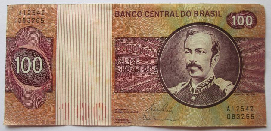 Brazil 100 Cruzeiros Nr A12542083265