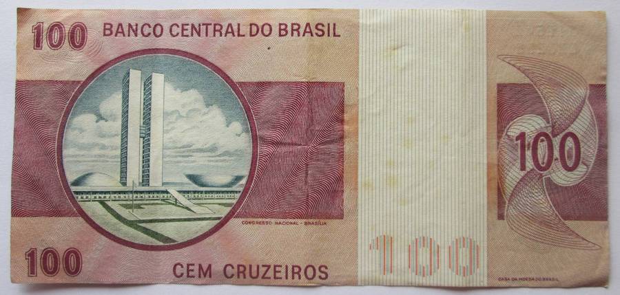 Brazil 100 Cruzeiros Nr A12542083265
