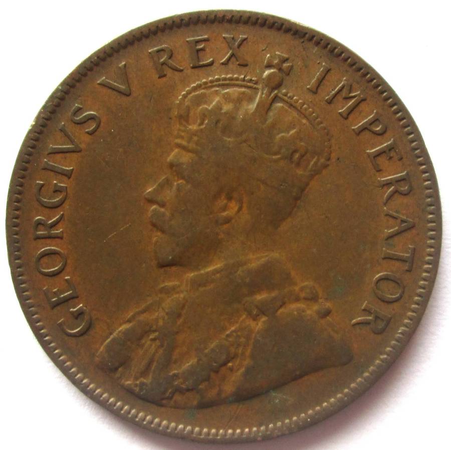 1936 Union of South Africa 1 Penny
