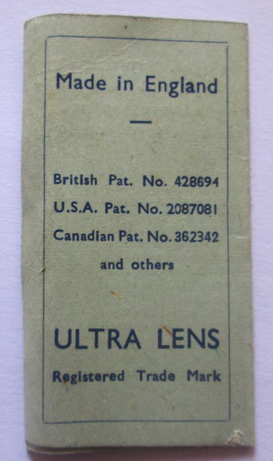 1930 The Ultra Lens Magnifier with Light for Maps Great Britain