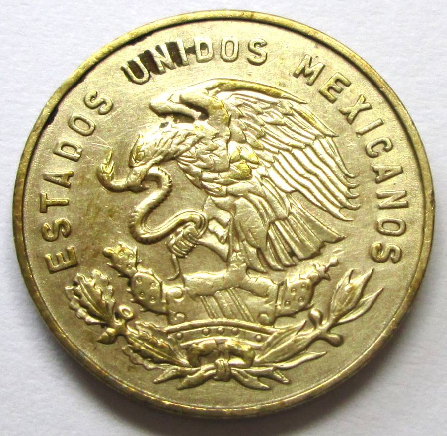 1963 Mexico 5 Centavos