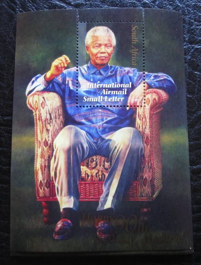 Happy Birthday Madiba Nelson Mandela Stamps Sheets