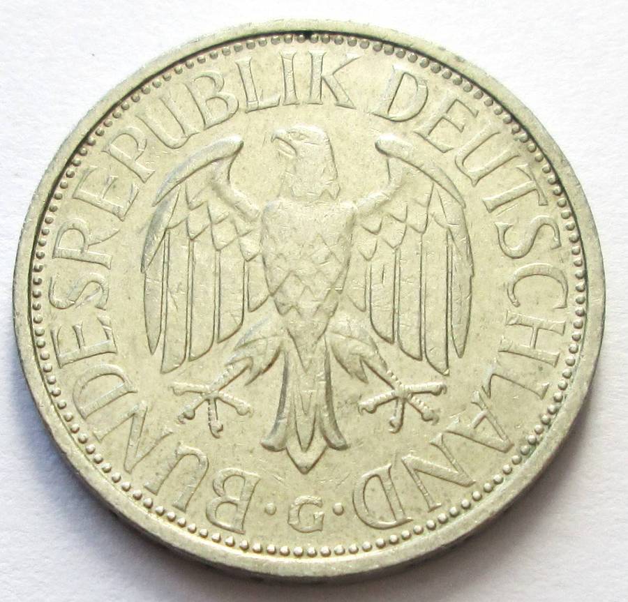 1973 Germany 1 Deutsche Mark