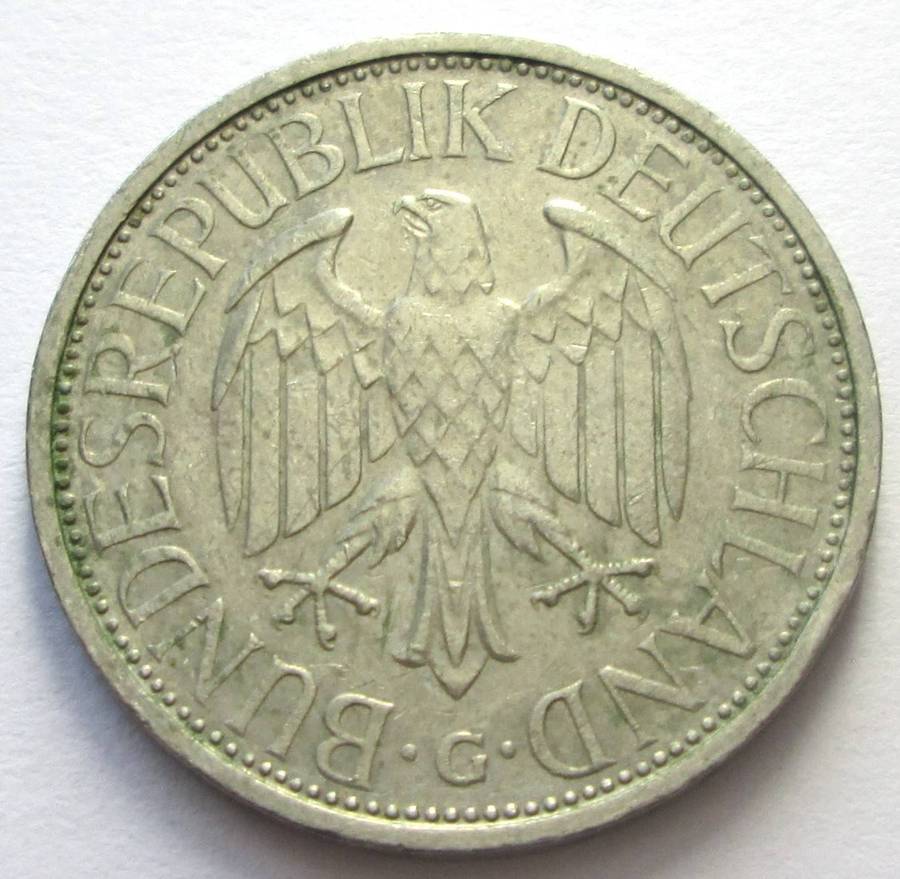 1972 Germany 1 Deutsche Mark