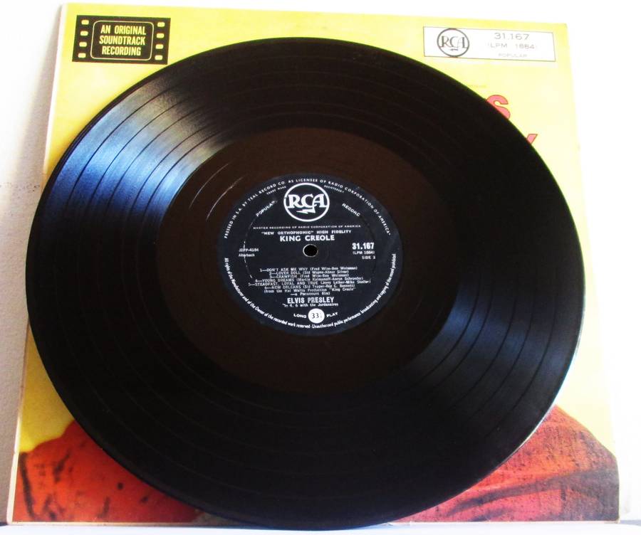 Elvis Presley Hal Walls King Creole LPM 1884 Popular 31167