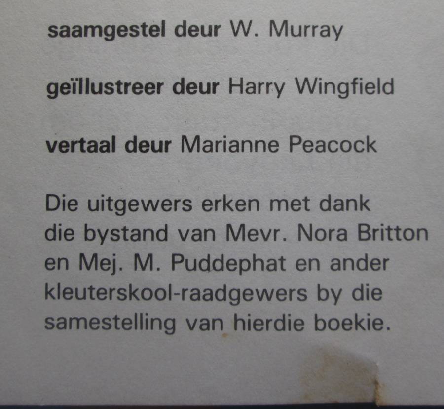 n Geselsboekie by die Huis Slaaptyd en die Strand