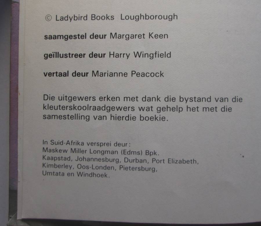 n Geselsboekie by die Huis Slaaptyd en die Strand